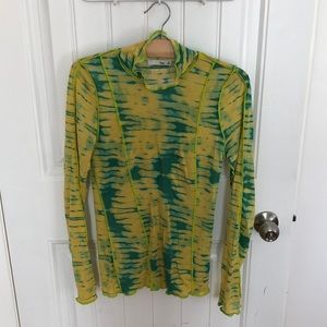 Wilfred Free/Aritzia Tie-Dye Mockneck Longsleeve